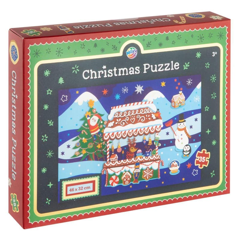 XMAS PUZZLE IN SHOEBOX