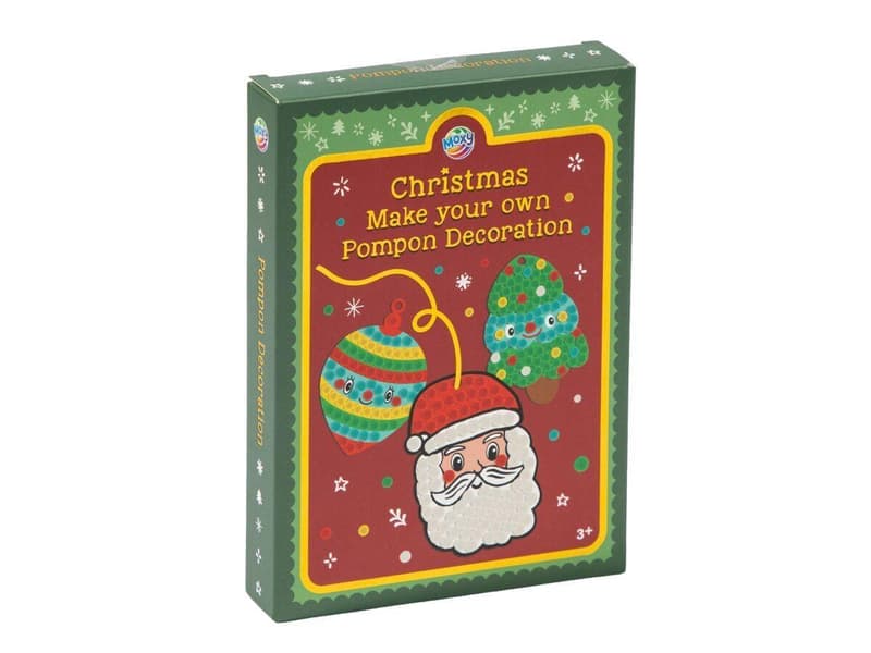 XMAS MAKE YOUR OWN POMPOM CHRISTMAS DECORATION