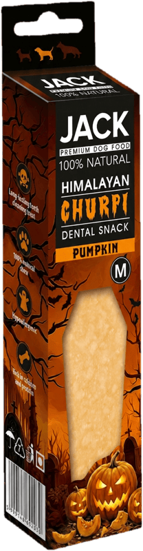 Jack Halloween Churpi Pumpkin Dental Cheese M