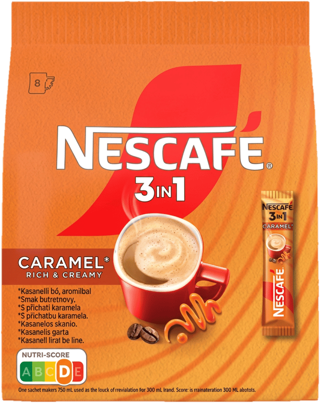 Nescafé 3in1 Caramel (8 adag)