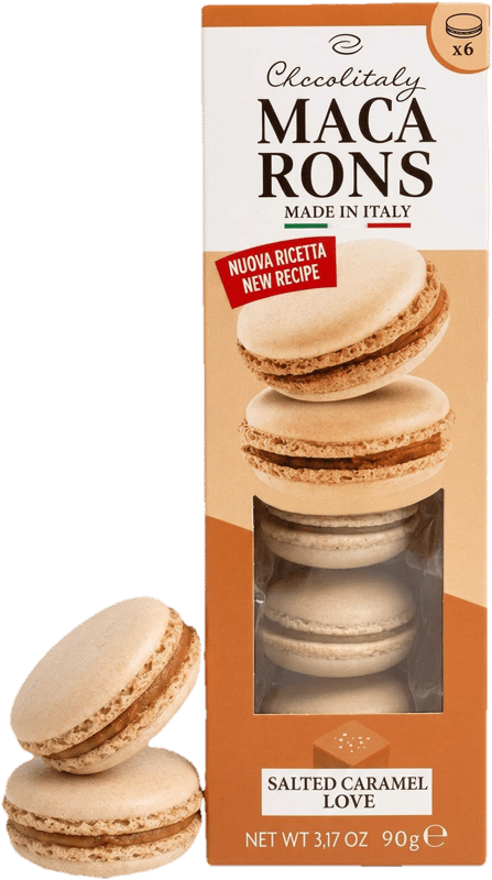 Chocolitaly Sós karamellás macaron 6 db-os