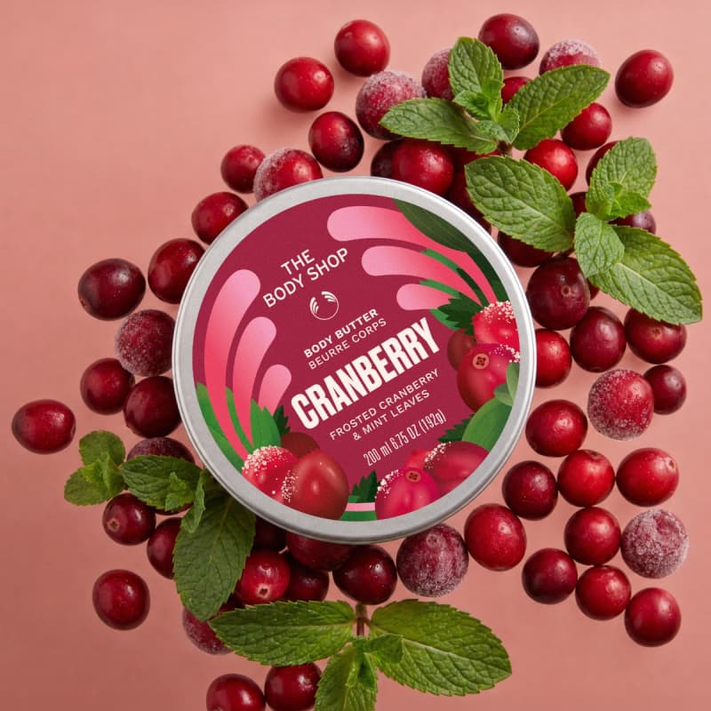 BODY BUTTER CRANBERRY MINT 200ML A0X