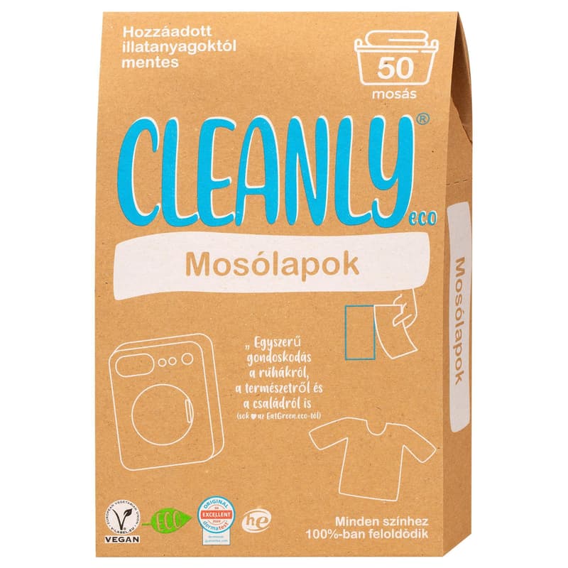 Cleanly Eco Mosólap illatmentes 50 mosás