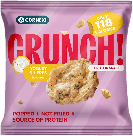 Cornexi Crunch protein snack johurtos zöldfűszeres