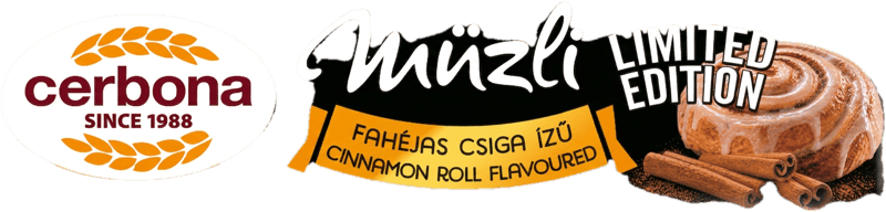 Cerbona fahéjas csiga ízű müzliszelet