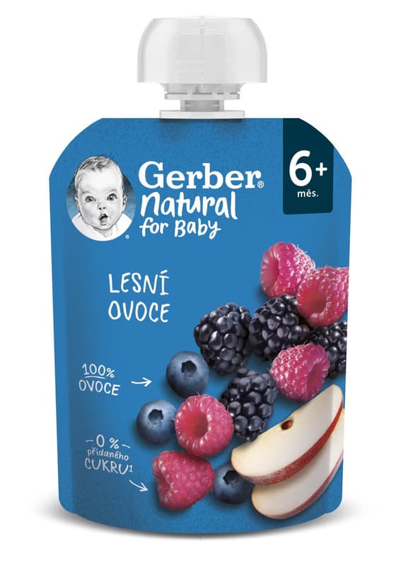 Nestlé Gerber apple and forest fruit puree