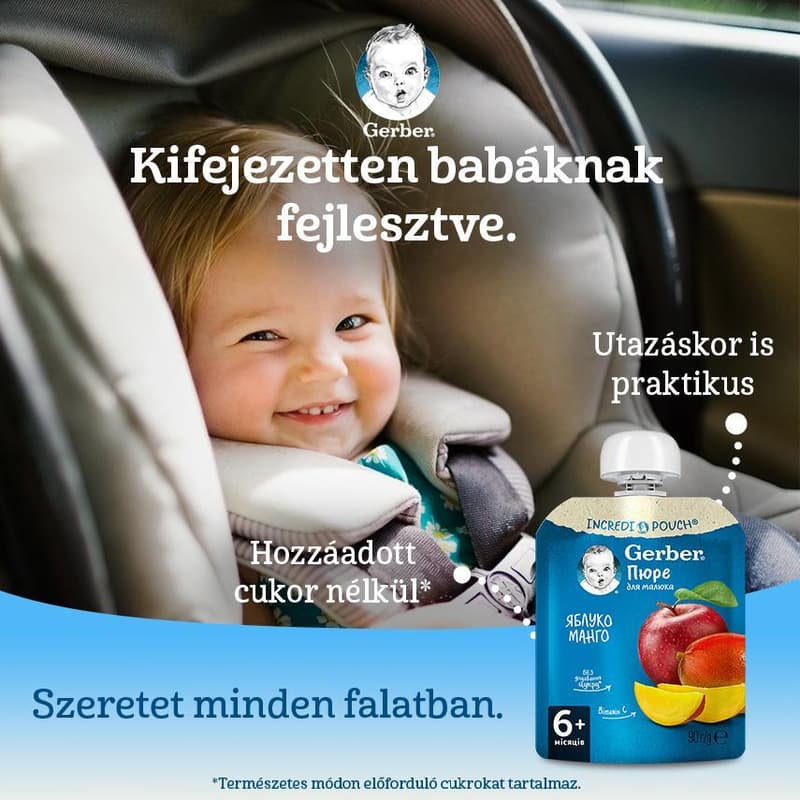 Nestlé Gerber apple-mango fruit puree