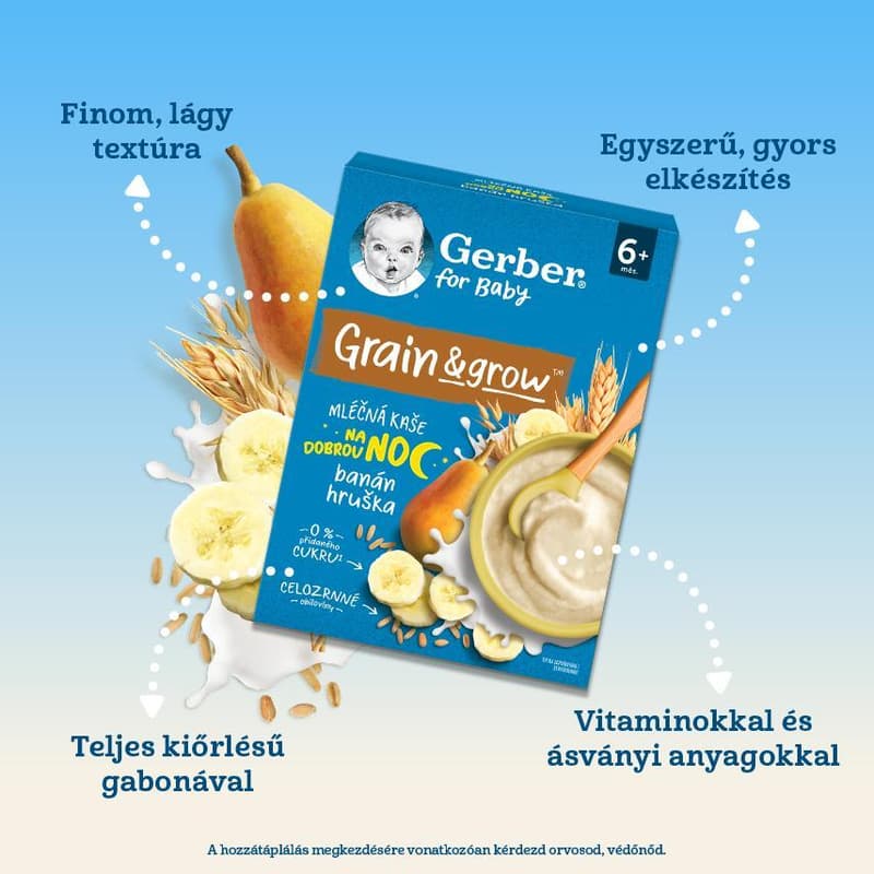 Nestlé Gerber Banana and Pear Milk Porridge