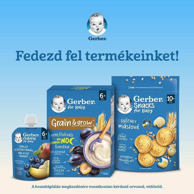 Nestlé Gerber Banana and Pear Milk Porridge