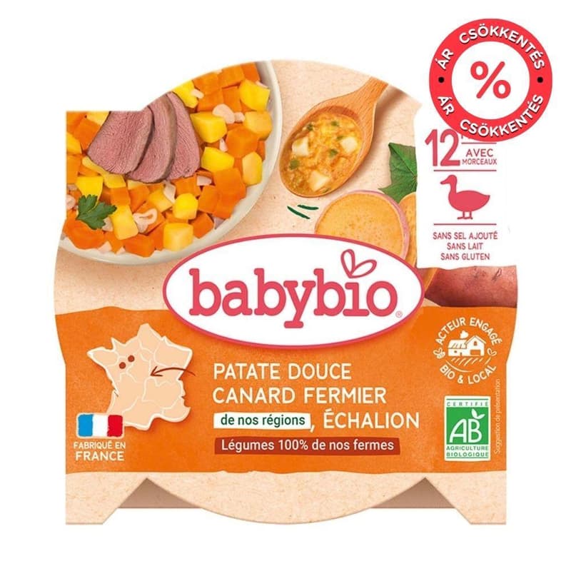 BabyBio Rosemary Duck with Sweet Potato & Shallots 12+ Months