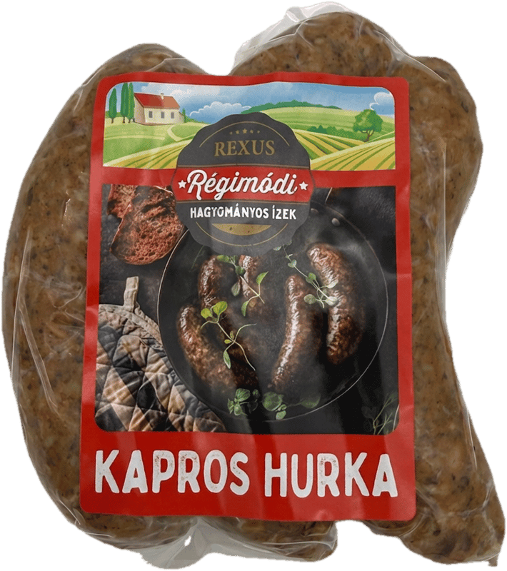 Régimódi Rozmaringos-fokhagymás tepsis kolbász