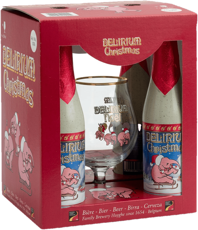Delirium Christmas 4*0,33+pohár