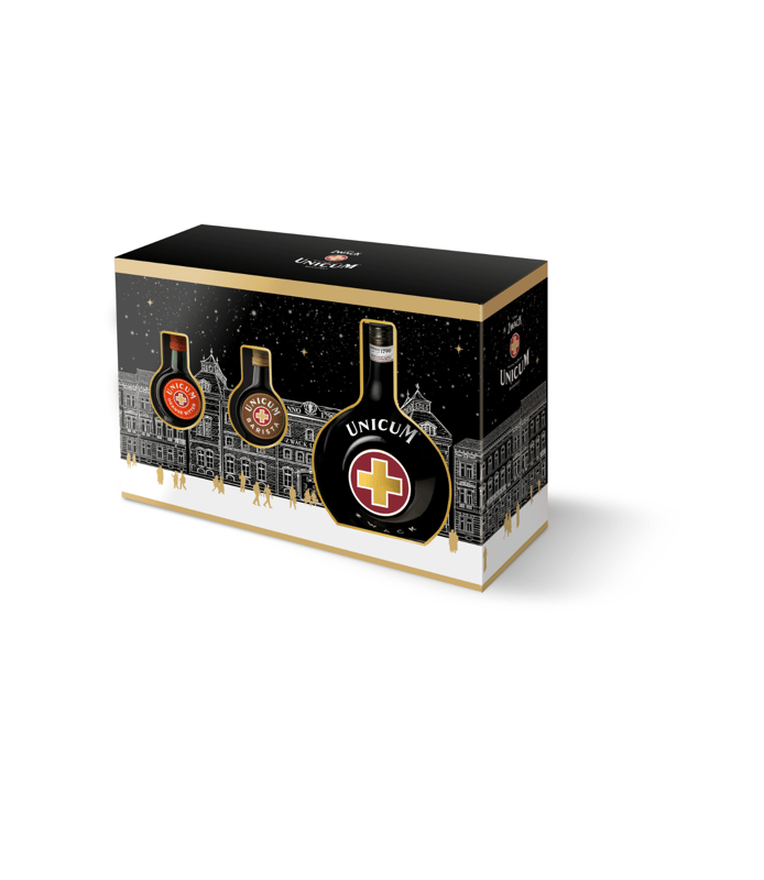 Unicum 40% 0,7l + Barista 32% 0,04l + Orange 32% 0,04l