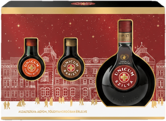 Unicum Szilva 32% 0,7l + Barista 32% 0,04l + Orange 32% 0,04l