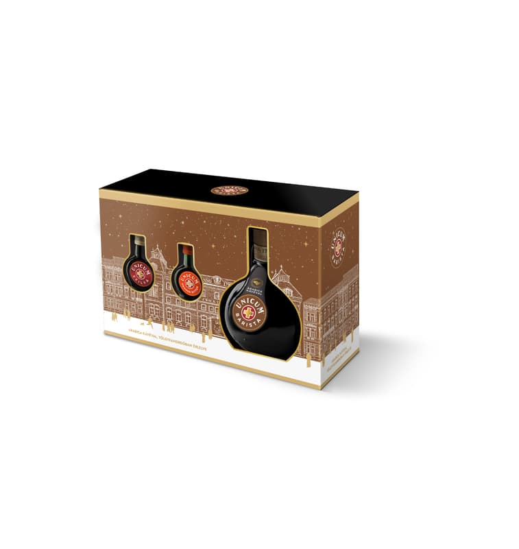 Unicum Barista 32% 0,7l + Szilva 32% 0,04l + Orange 32% 0,04l