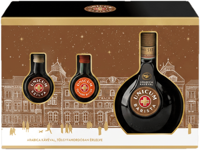 Unicum Barista 32% 0,7l + Szilva 32% 0,04l + Orange 32% 0,04l