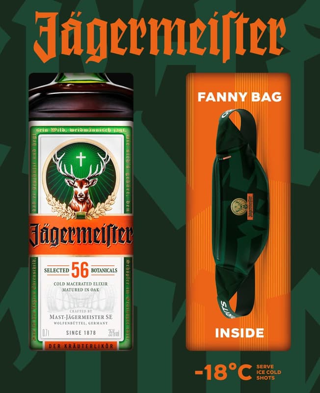 Jägermeister + övtáska 35%