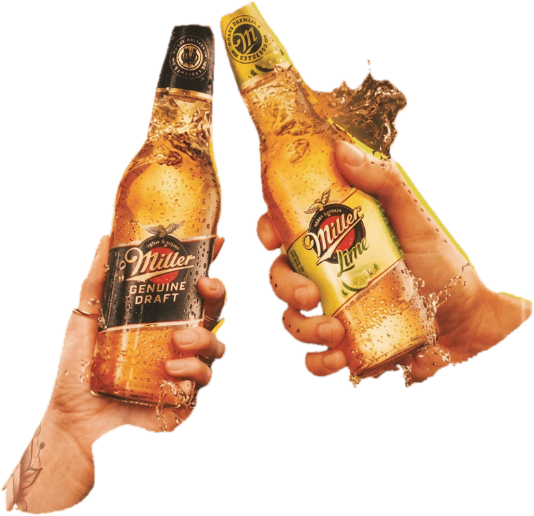 Miller lime+lager zoknival