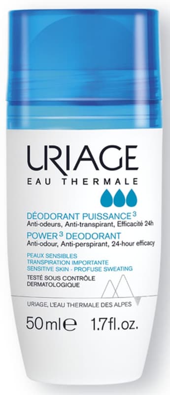Uriage Deo intenzív izzadásgátló golyós dezodor DUO 50+50ml