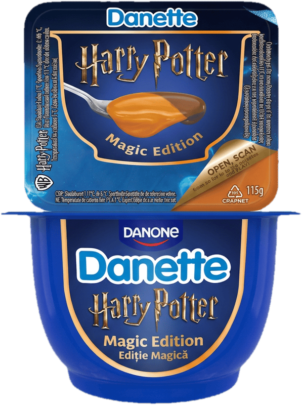 Danone Danette Harry Potter Magic Edition 4x115