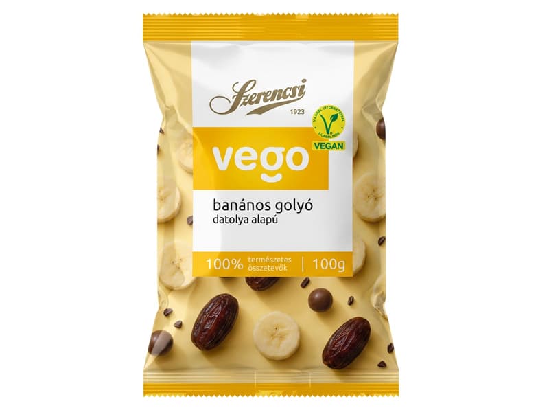 Szerencsi VEGO datolya golyó banános