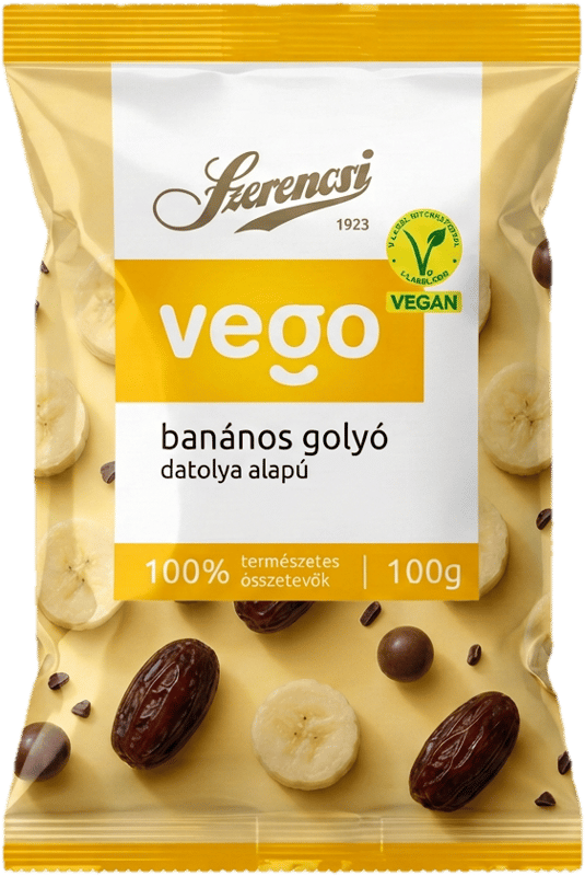 Szerencsi VEGO datolya golyó banános