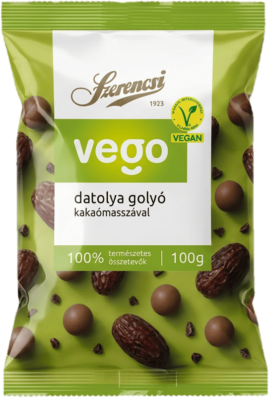 Szerencsi VEGO Datolya golyó natúr