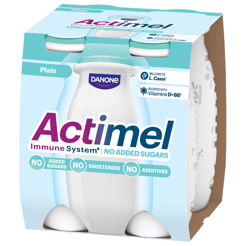 Danone Actimel cukor nélküli natúr 4x100g