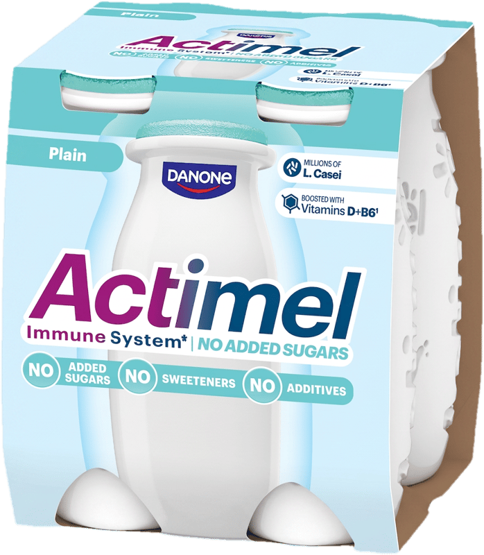 Danone Actimel cukor nélküli natúr 4x100g