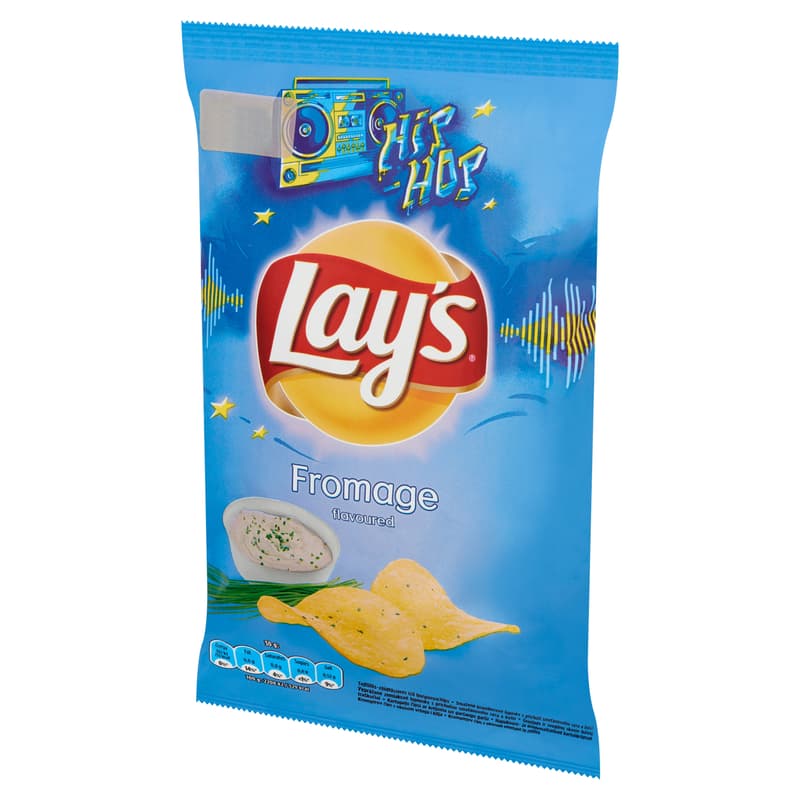 Lay's Hip-Hop tejfölös-zöldfűszeres ízű burgonyachips