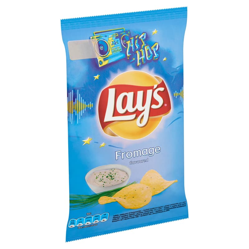 Lay's Hip-Hop tejfölös-zöldfűszeres ízű burgonyachips