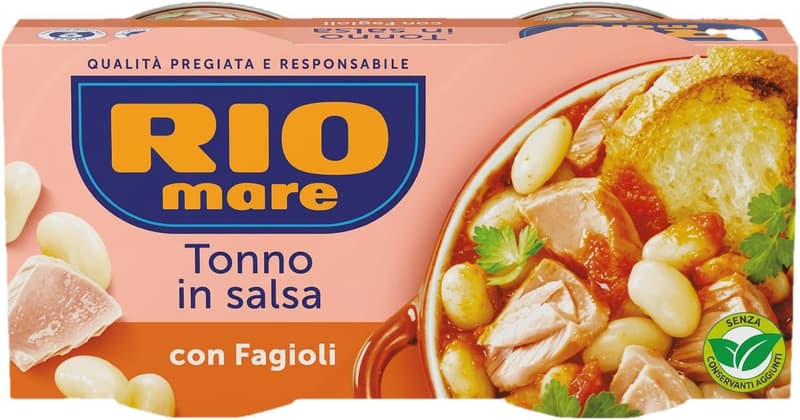 Rio Mare Pronto con Gusto tonhal insauce with beans 160g*2