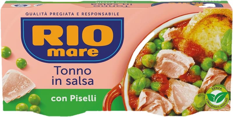 Rio Mare Pronto con Gusto tonhal in sauce with peas 160g*2