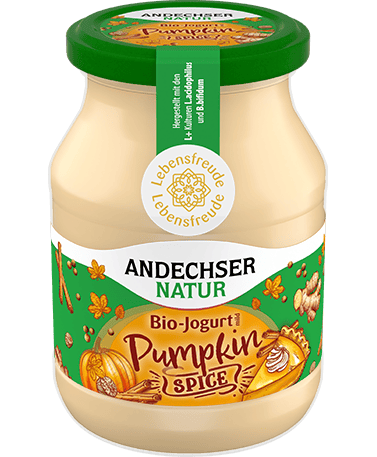 Andechser Enyhén fűszeres bio joghurt sütőtökös ízben 3,8%