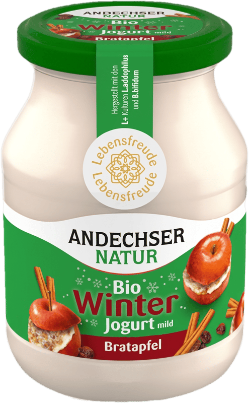 Andechser Enyhén bio joghurt sült almával 3,8%