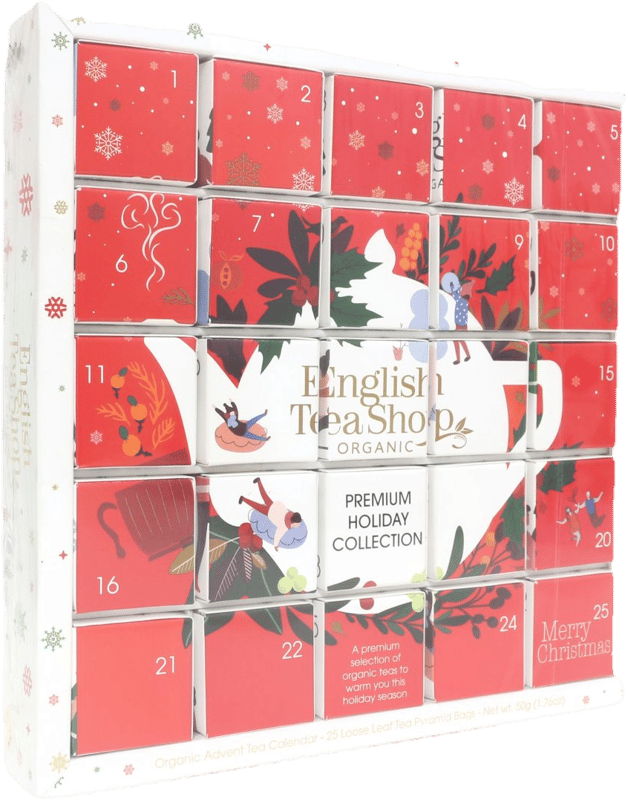 English Tea Shop Adventi kalendárium piros "puzzle" bio teaválogatás