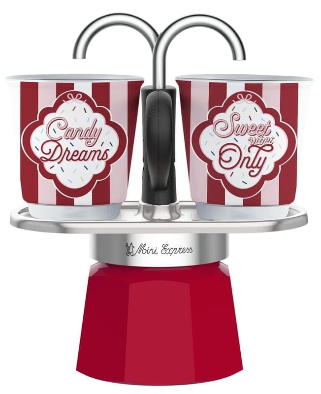 Bialetti Candyland Mini Express moka pot set - 2 cups