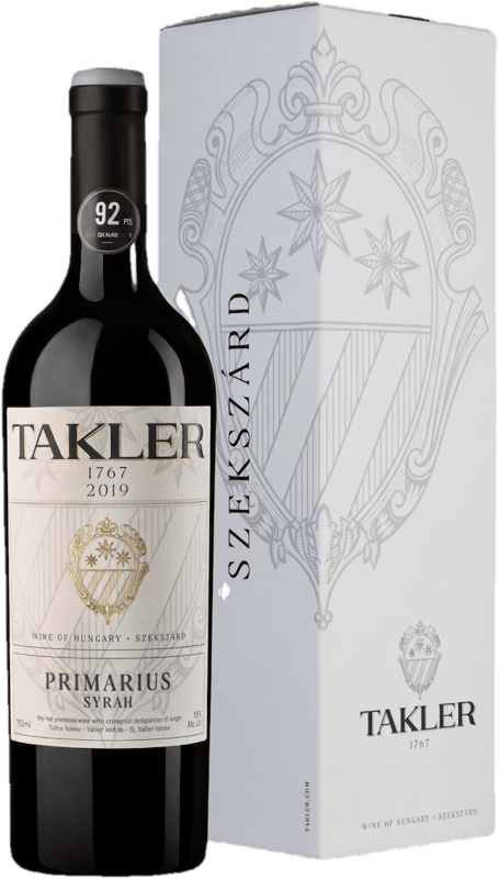 Takler Borbirtok Syrah Primarius 2019 díszdobozban