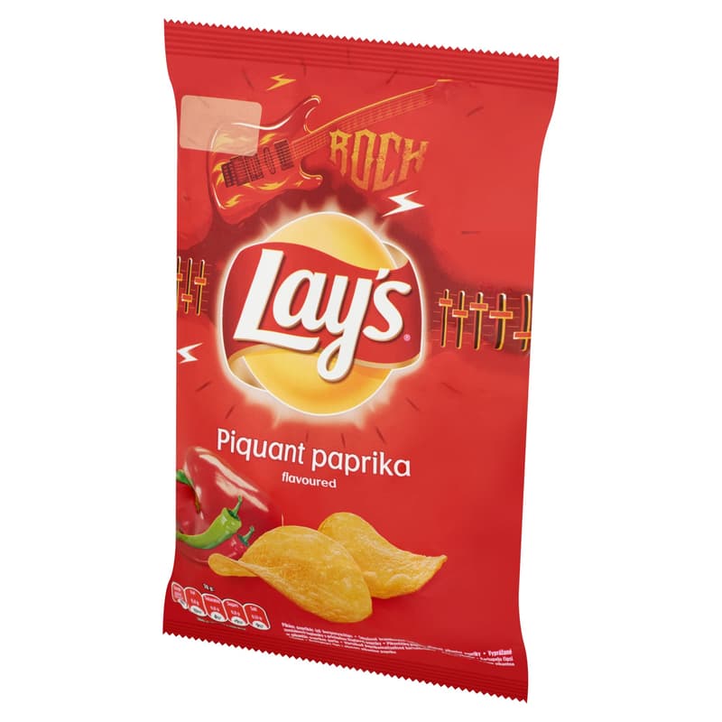 Lay's Rock pikáns paprikás ízű burgonyachips