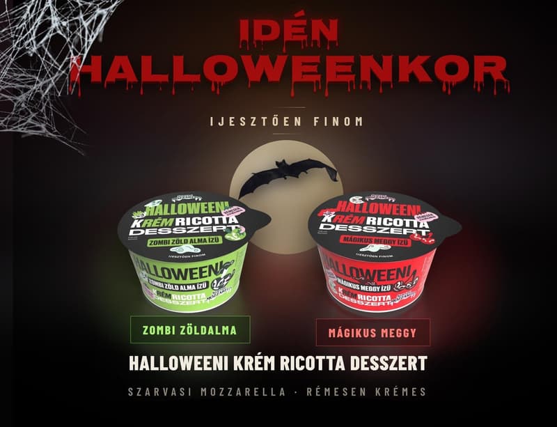 Szarvasi Halloweeni krémricotta mix többféle