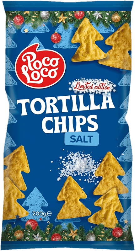 Poco Loco Karácsonyi tortilla chips sós