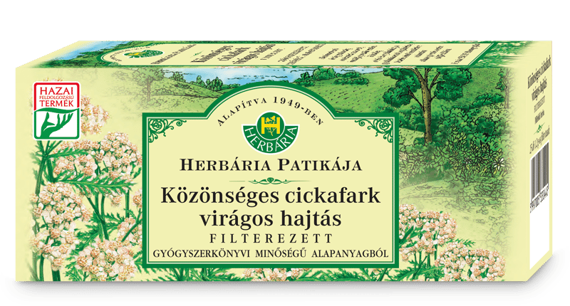 Herbária Common Yarrow flowering shoot tea bags