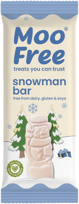 MOO FREE Dairy Free Snowman