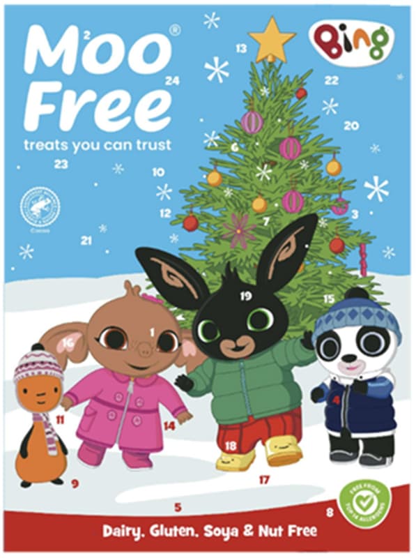 MOO Free Bing Dairy-Free Advent Calendar