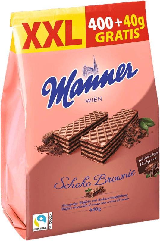 Manner XXL csokoládés-brownies ostya