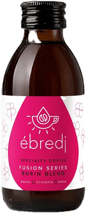 Ébredj Fusion Burin Blend bottled cold brew coffee