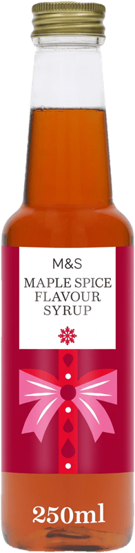 M&S Food Xmas Maple Spice Coffee Syrup