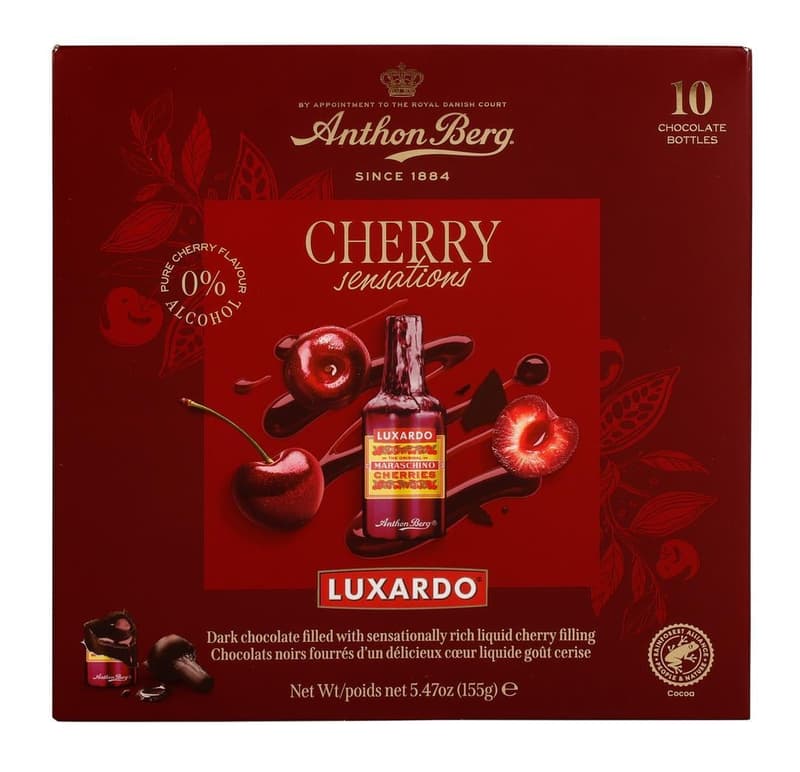 Anthon Berg Luxardo Sensations meggylikőrös desszert