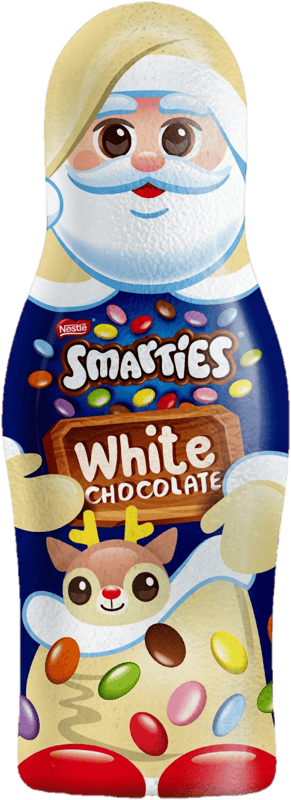 SMARTIES Fehércsokoládé Mikulás 30x50g