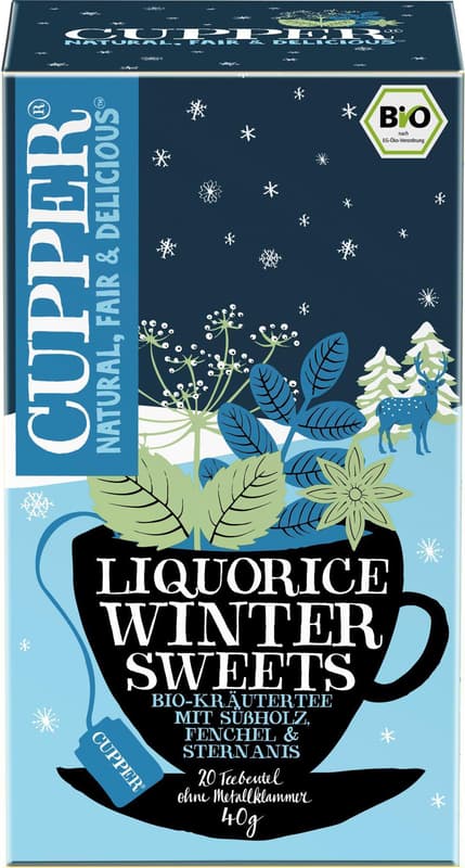 CUPPER Liquorice Winter Sweets - Téli Édes Ébredés bio tea